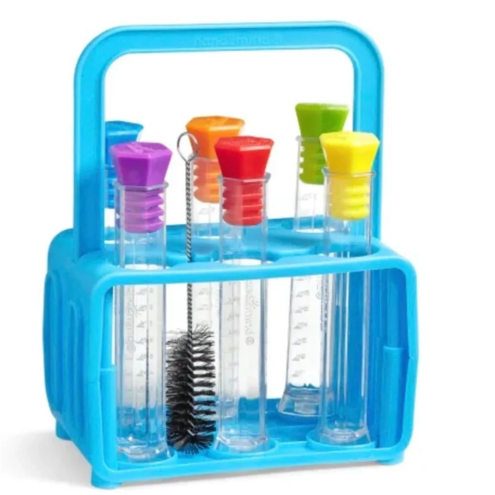 Kids Science Test Tube Set with Colorful Caps NWT